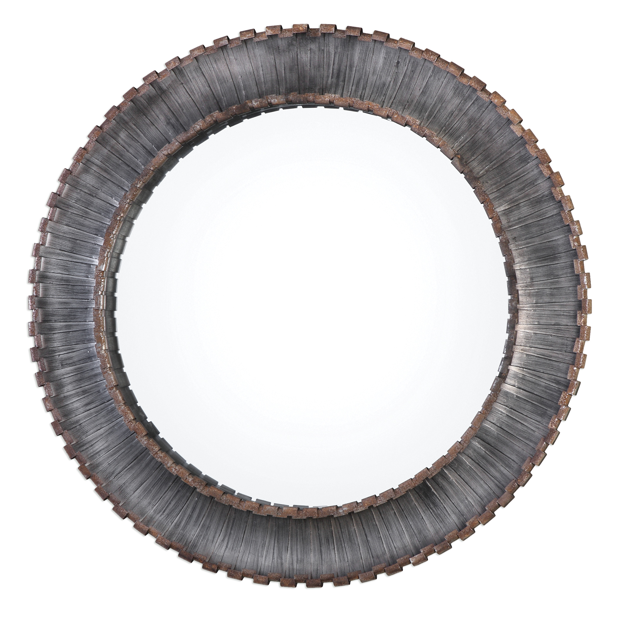 Picture of TANAINA SILVER ROUND MIRROR